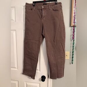 Express Women’s Boyfriend Jeans Brown